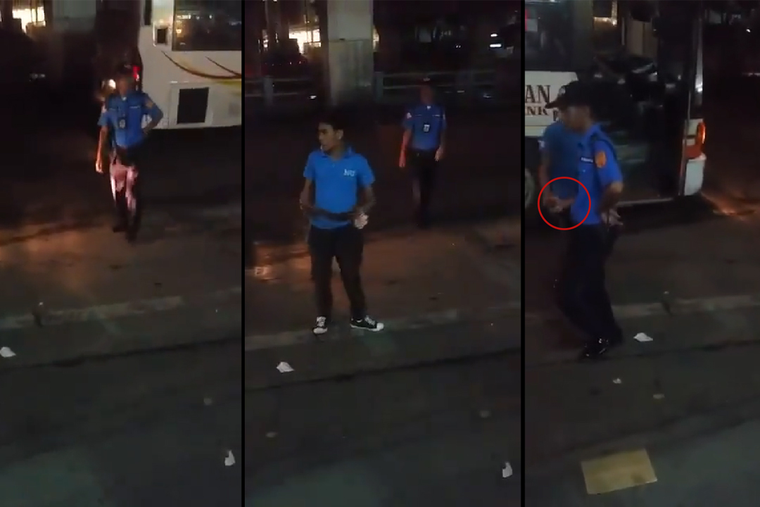 MMDA Traffic Enforcer Caught on Video Accepting Bribe #InquirerSeven