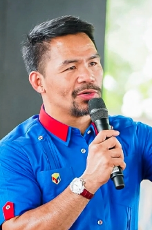 candidate Emmannuel ‘Manny’ Pacquiao Sr.