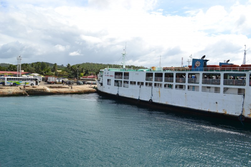 The port of Allen in Northern Samar. PHOTO BY KRISTINE SABILLO/INQUIRER.net