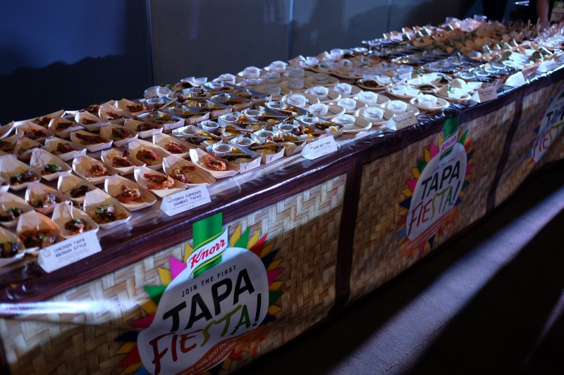 100 varieties of tapa were served during the record-setting event.