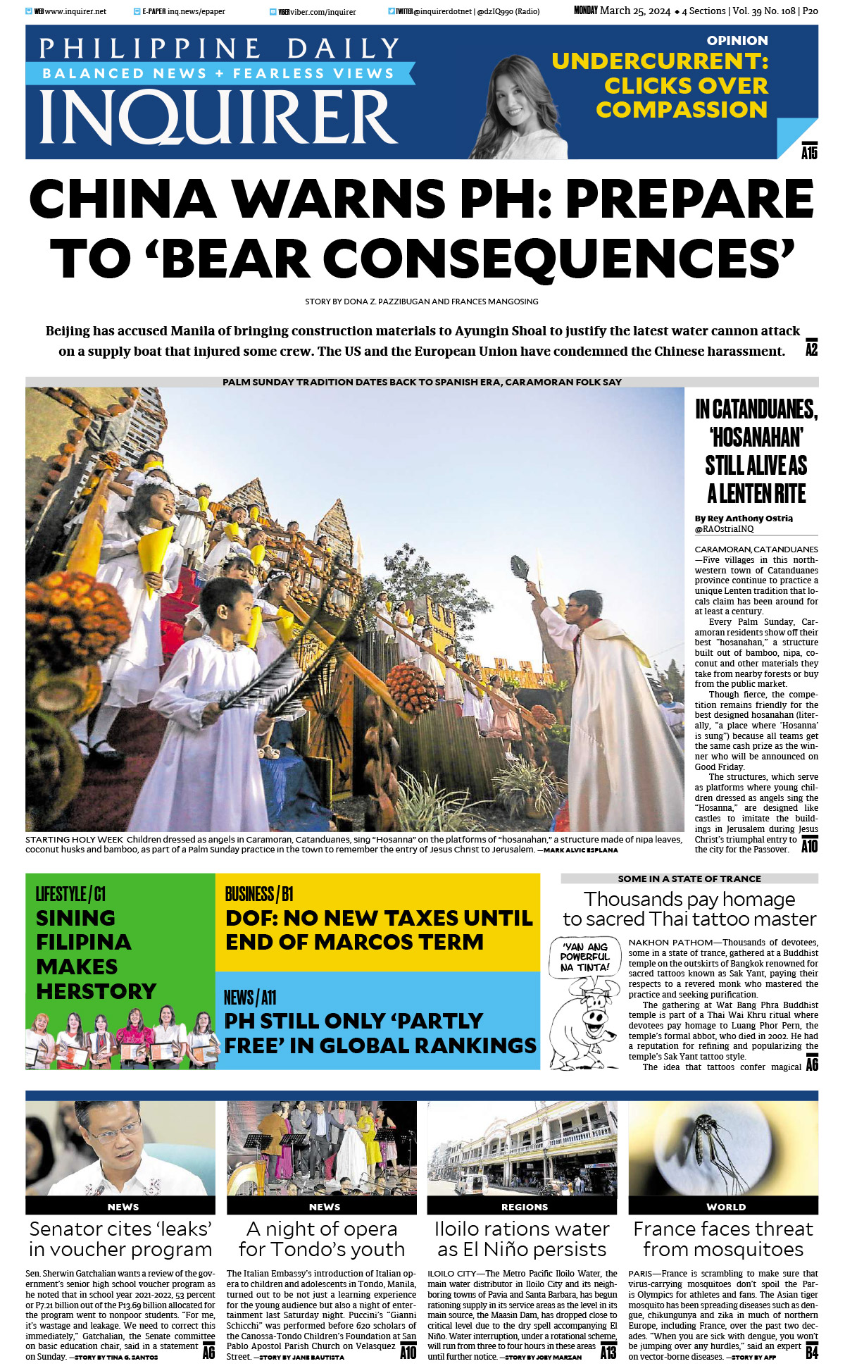 Today’s Paper: March 24 2024