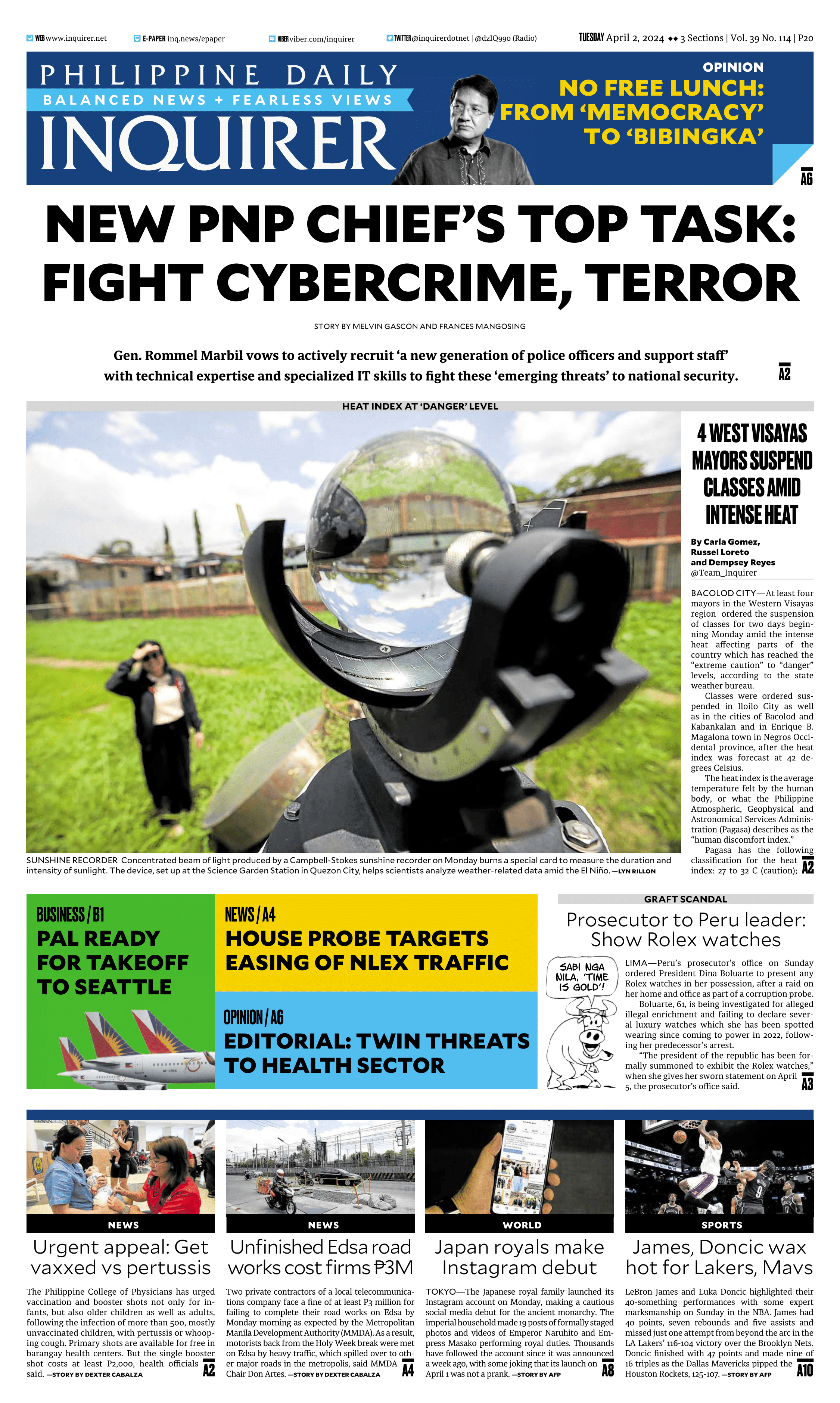 Today’s Paper: April 2, 2024