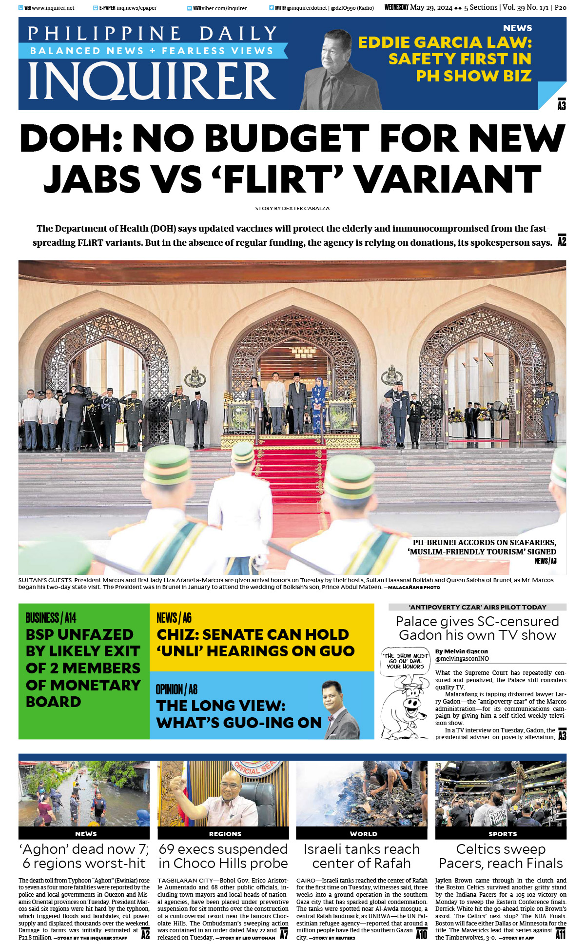 Today’s Paper: May 29, 2024