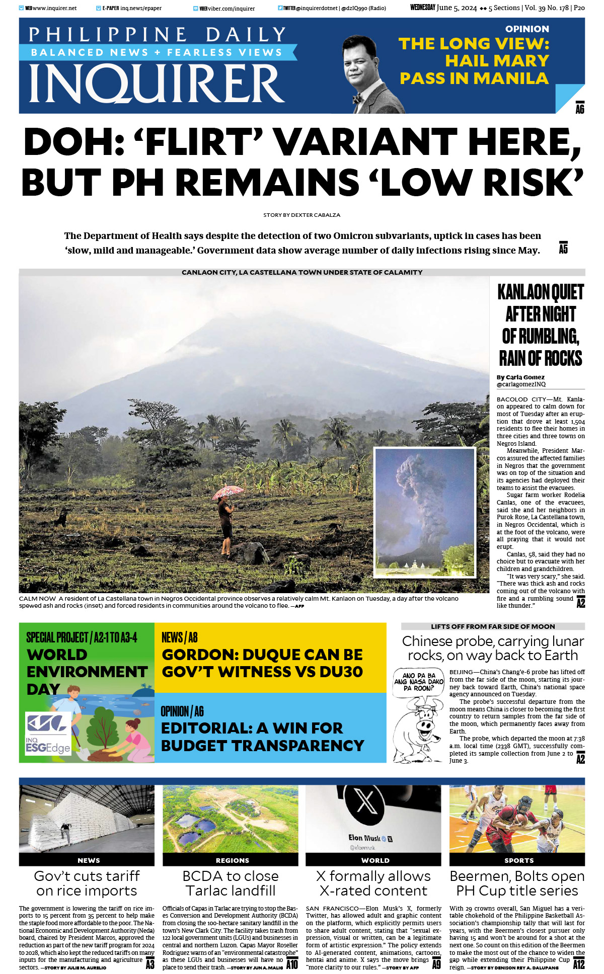 Today’s Paper: June 5, 2024