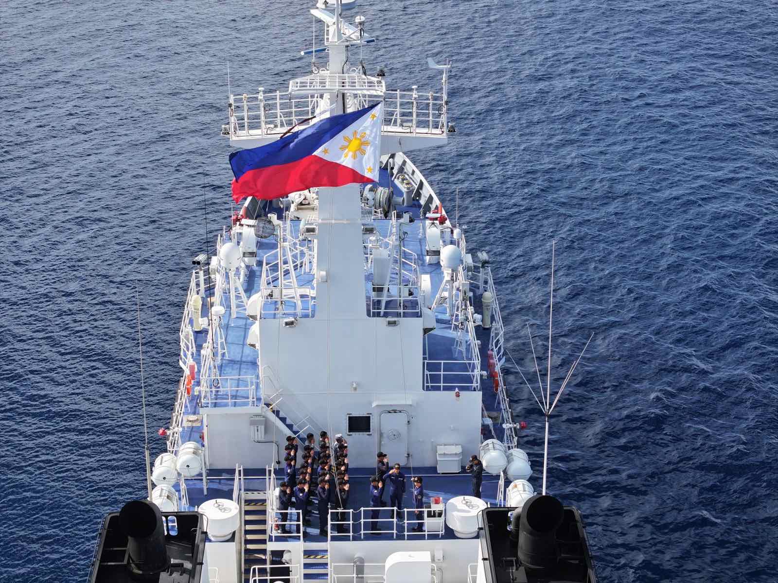 PCG holds flag rites in West Philippine Sea amid Chinese presence