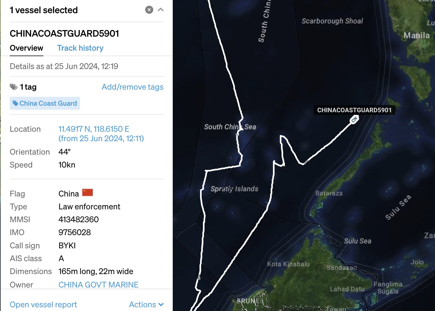 West Philippine Sea: China ‘monster ship’ now near El Nido, Palawan