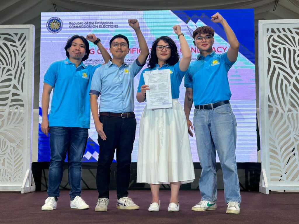 Kabataan party-list. INQUIRER.net / John Eric Mendoza