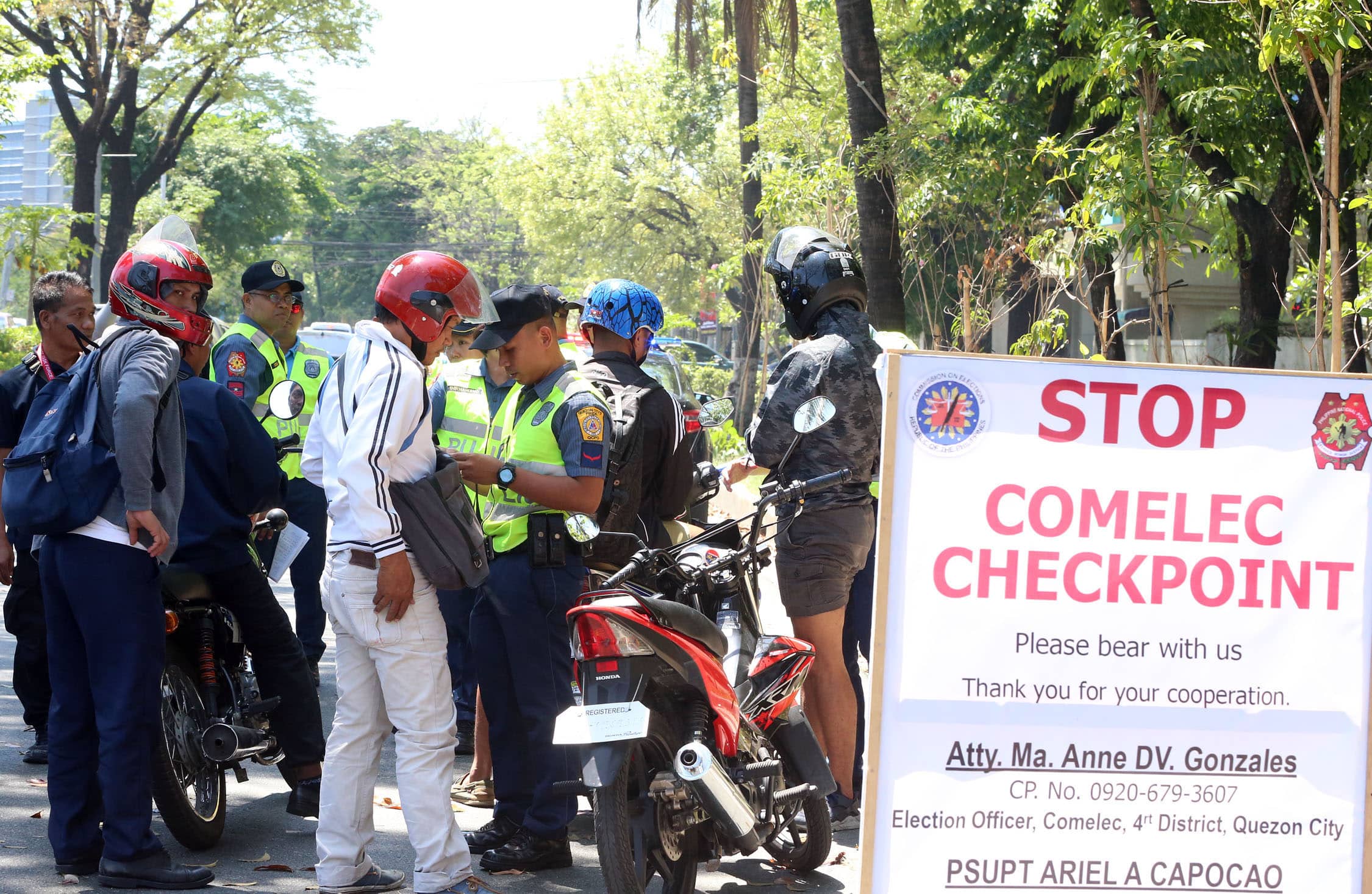 Comelec exempts over 1,100 individuals from election gun ban