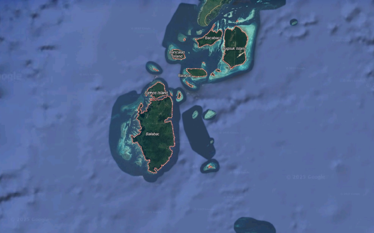 Balabac Palawan - Google map