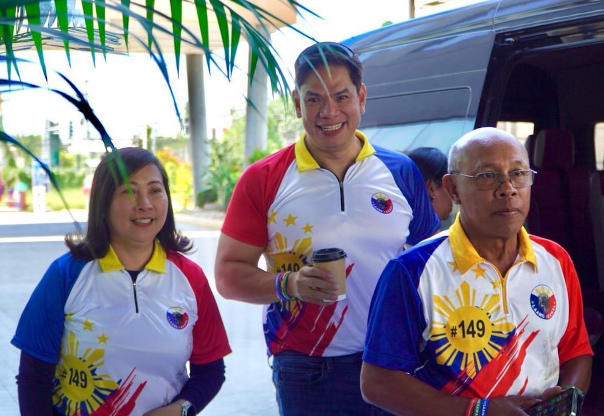 PHOTO: Laang Kawal nominess (from left): Lt. Col. Jannette Chavez-Arceo, Lt. Col. Jaime Roberto Almario, and Col. Noel Detoyato FOR STORY: Laang Kawal gains Mindanao backing for its security, reservist push