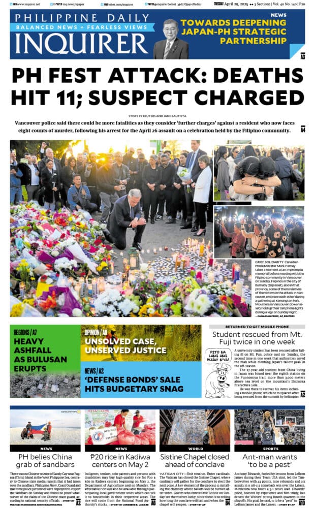 Today’s paper: April 29, 2025