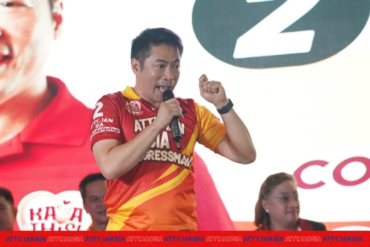 Lawyer and Pasig congressional candidate Ian Sia. — Photo from Ian Sia/Facebook