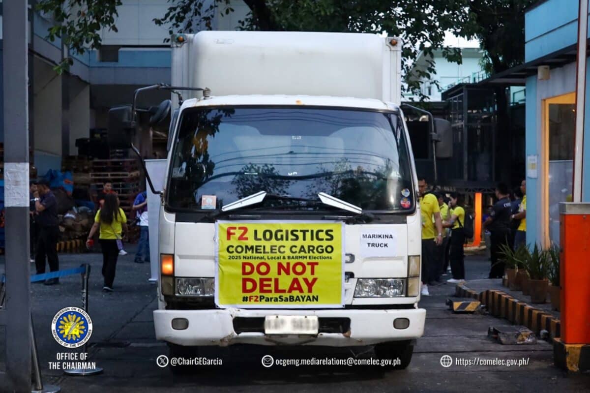 The Commission on Election begins shipment of ballots to be used by the National Capital Region for the May 2025 elections on Tuesday, May 6, 2025. (Photo from Office of Comelec Chairman)