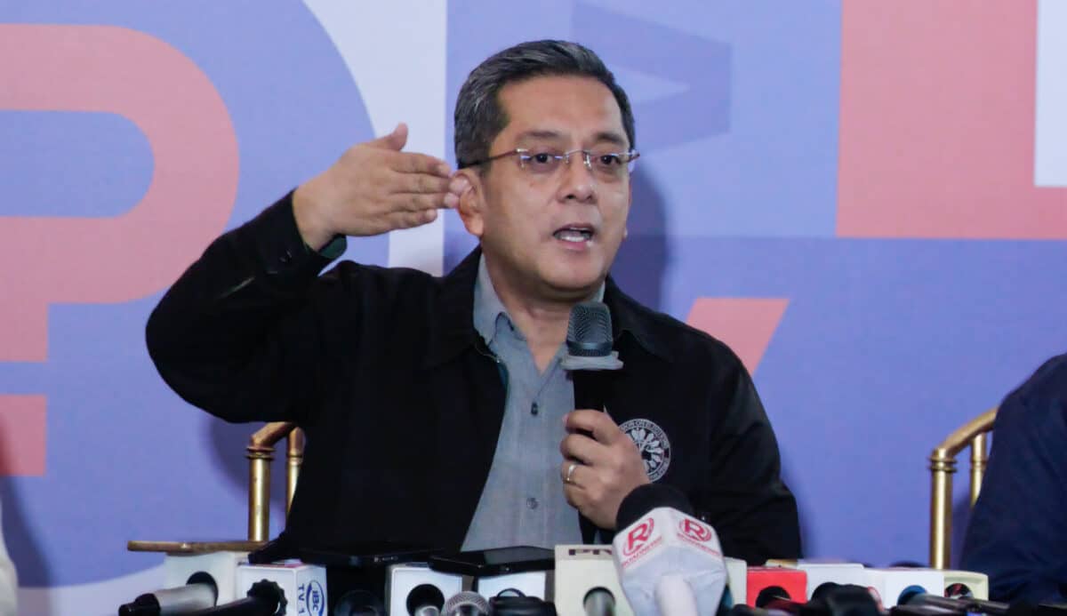 Comelec Chairman during a press conference on Friday in Manila. Noy Morcoso/INQUIRER.net