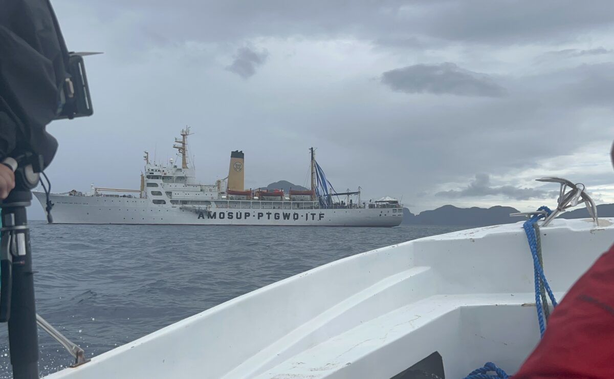 The ship carrying Atin Ito volunteers has completed its third civilian mission and safely arrived in Manila on Friday afternoon.