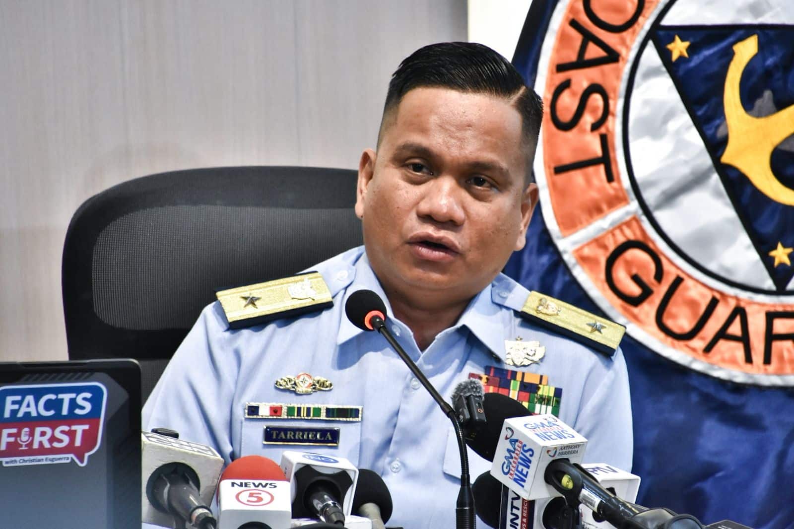 Picture of Philippine Coast Guard spokesperson for the West Philippine Sea Jay Tarriela