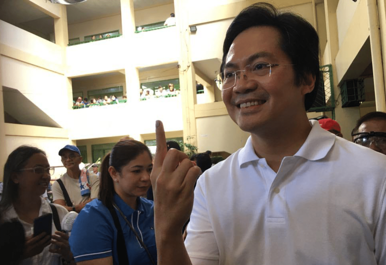 LOOK: Karlo Nograles, Rodrigo Duterte’s rival for mayor, votes