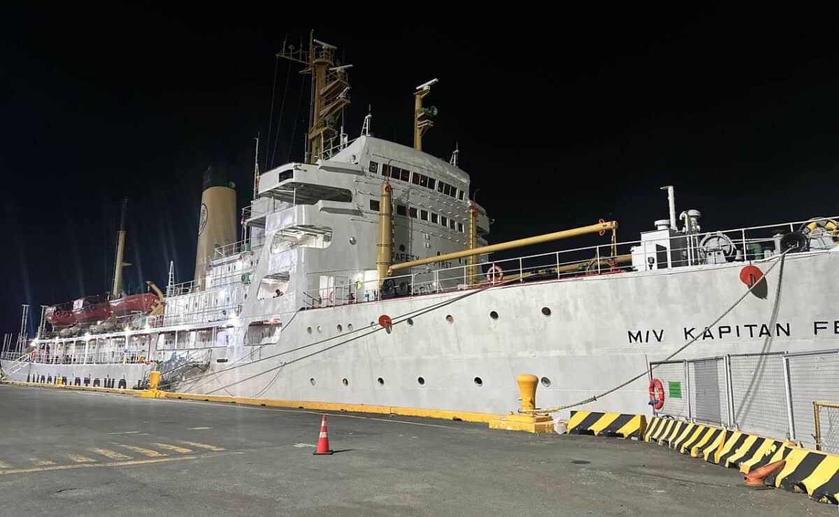 Atin Ito ship arrives in Palawan for 3rd civilian mission in WPS