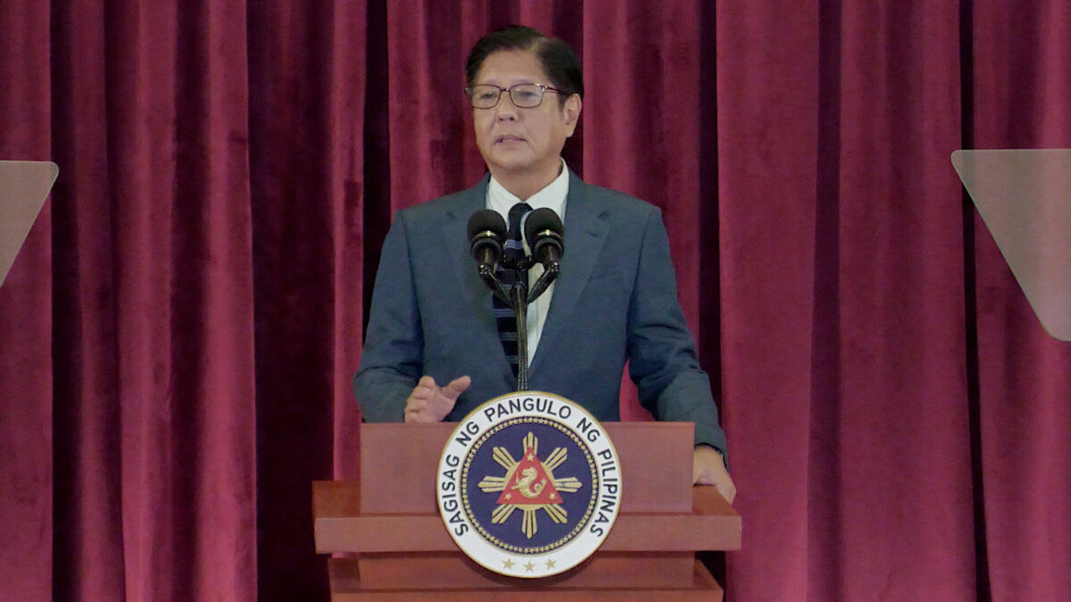 President Ferdinand Marcos Jr. INQUIRER.net/Ryan Leagogo