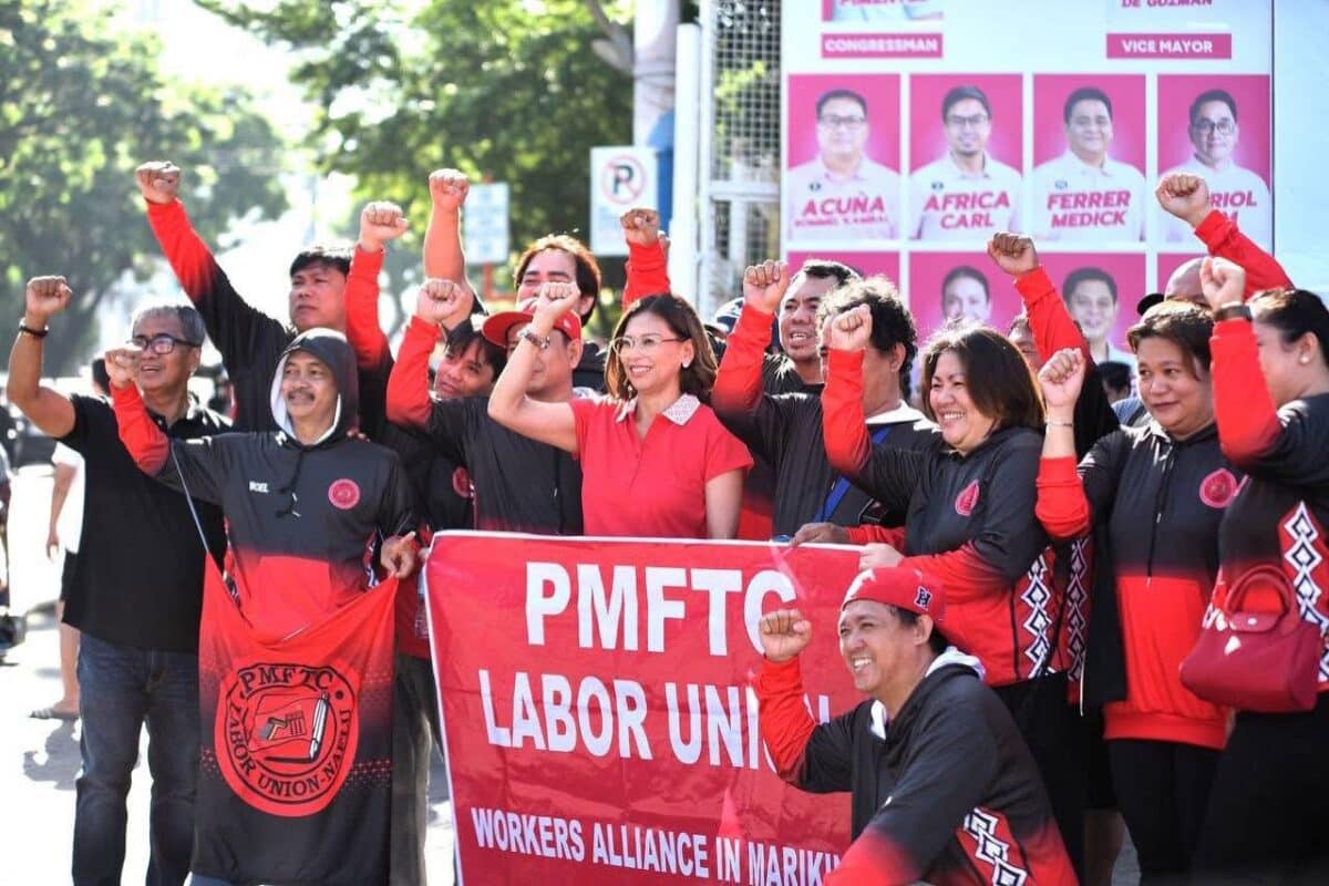 Teacher Stella Quimbo joins hands with various labor groups in celebrating Labor Day, honoring the dedication and contributions of Filipino workers.