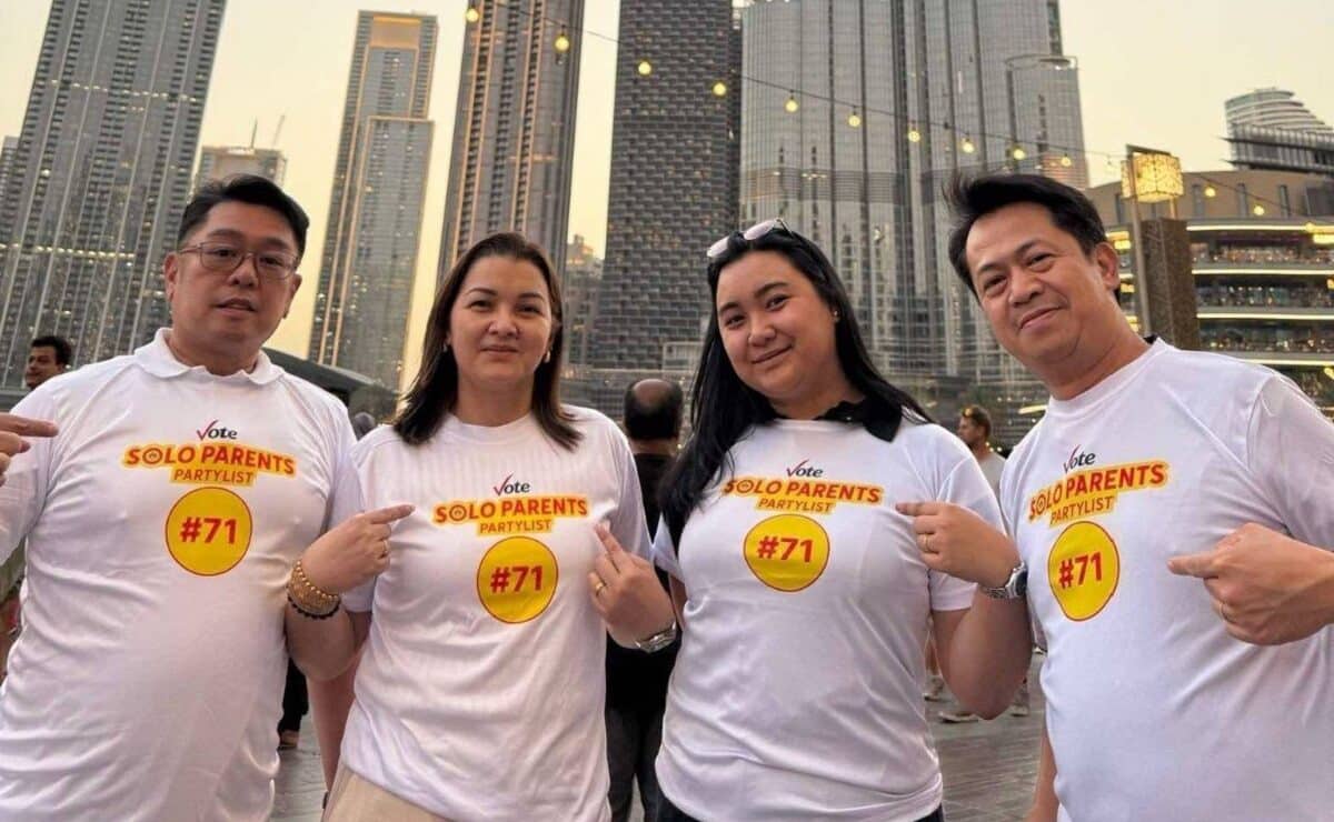 Dubai shows its support to Solo Parents party-list.