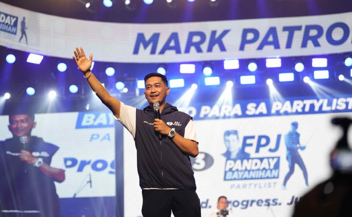 Mark Patron Second Nominee of FPJ Panday Bayanihan Partylist
