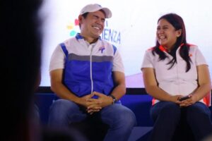 Isko Moreno and Camille Villar