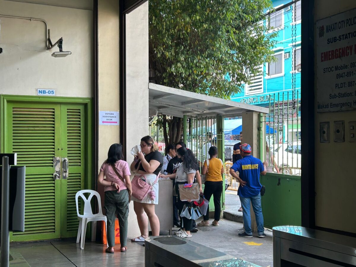 LOOK: Situation at San Antonio National High School in Makati City
