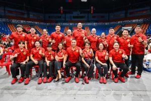 San Juan Mayor Francis Zamora leads his team to victory.