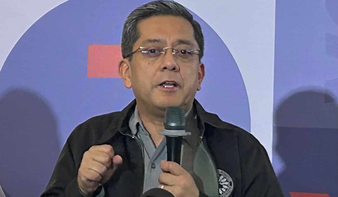 Commission on Elections chairman George Erwin Garcia answers questions during a press conference at Manila Hotel's Tent City on Friday, May 16, 2025. — Photo by John Eric Mendoza
