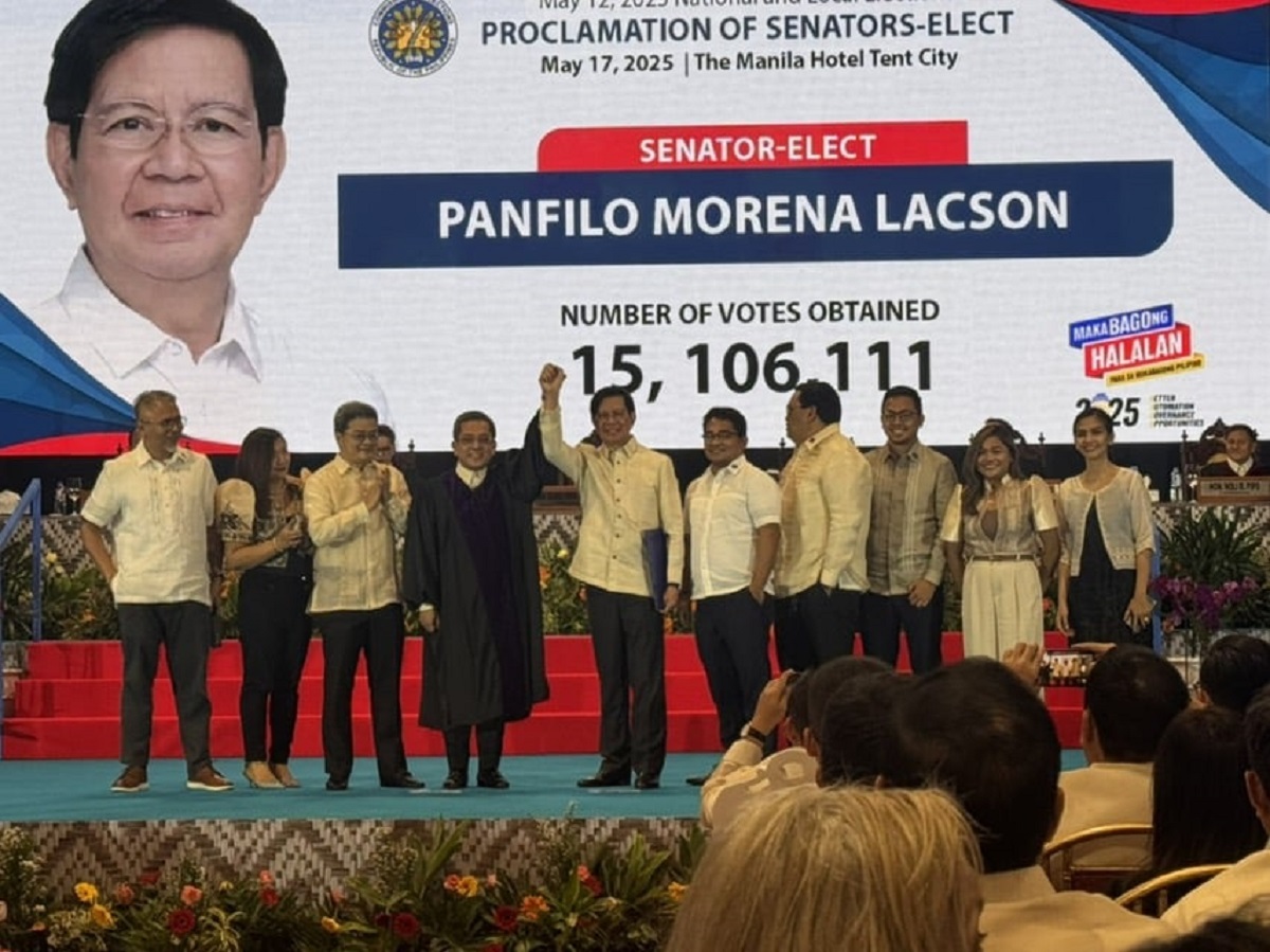PHOTO: Panfilo Lacson FOR STORY: Lacson recalls lesson from dad: Fight for what is right