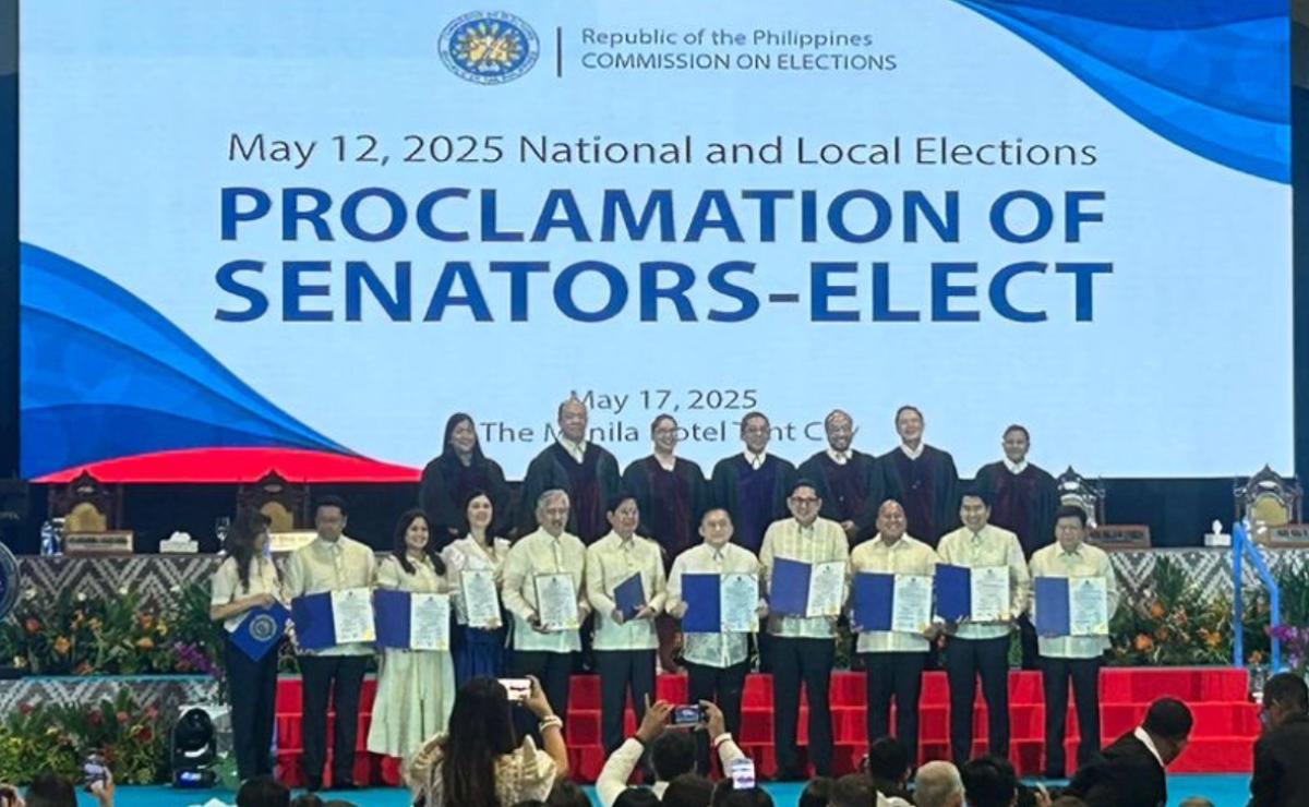 Comelec proclaims Senate winners
