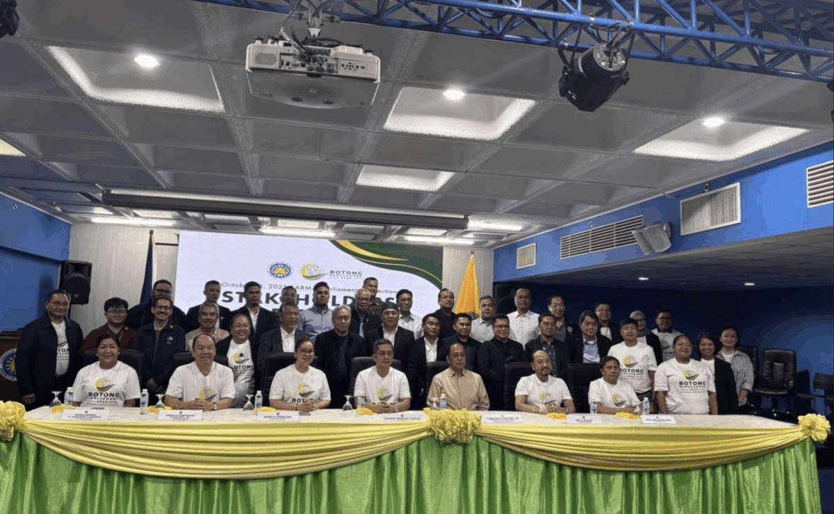 The Commission on Elections holds a stakeholders' meeting in relation to the BARMM Parliamentary elections set to be held on October 13, 2025.