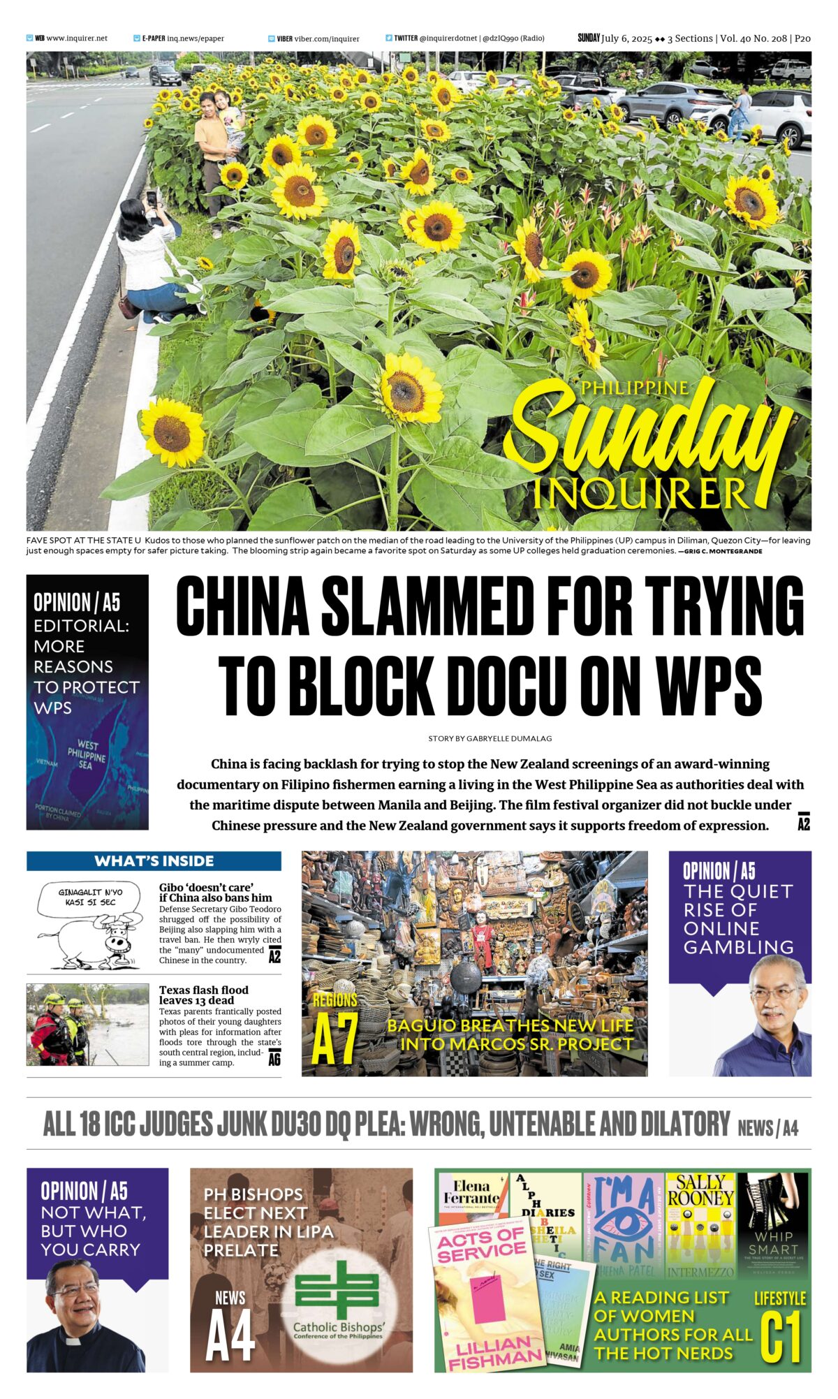 Today’s paper: July 6, 2025
