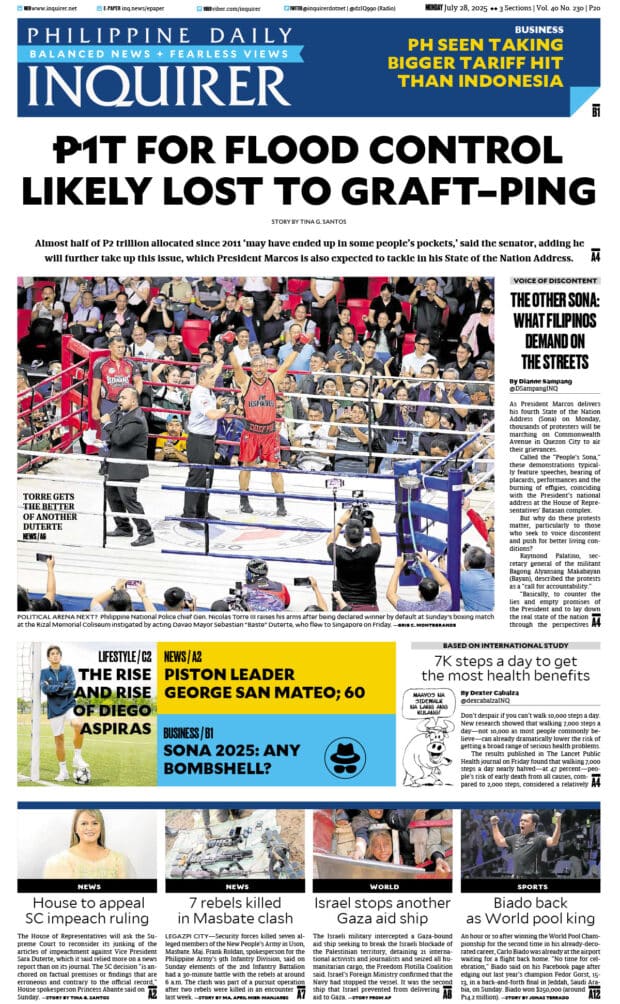 Today’s paper: July 28, 2025