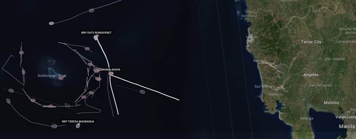 Heavy Chinese presene noted at Scarborough Shoal amid P:H mission