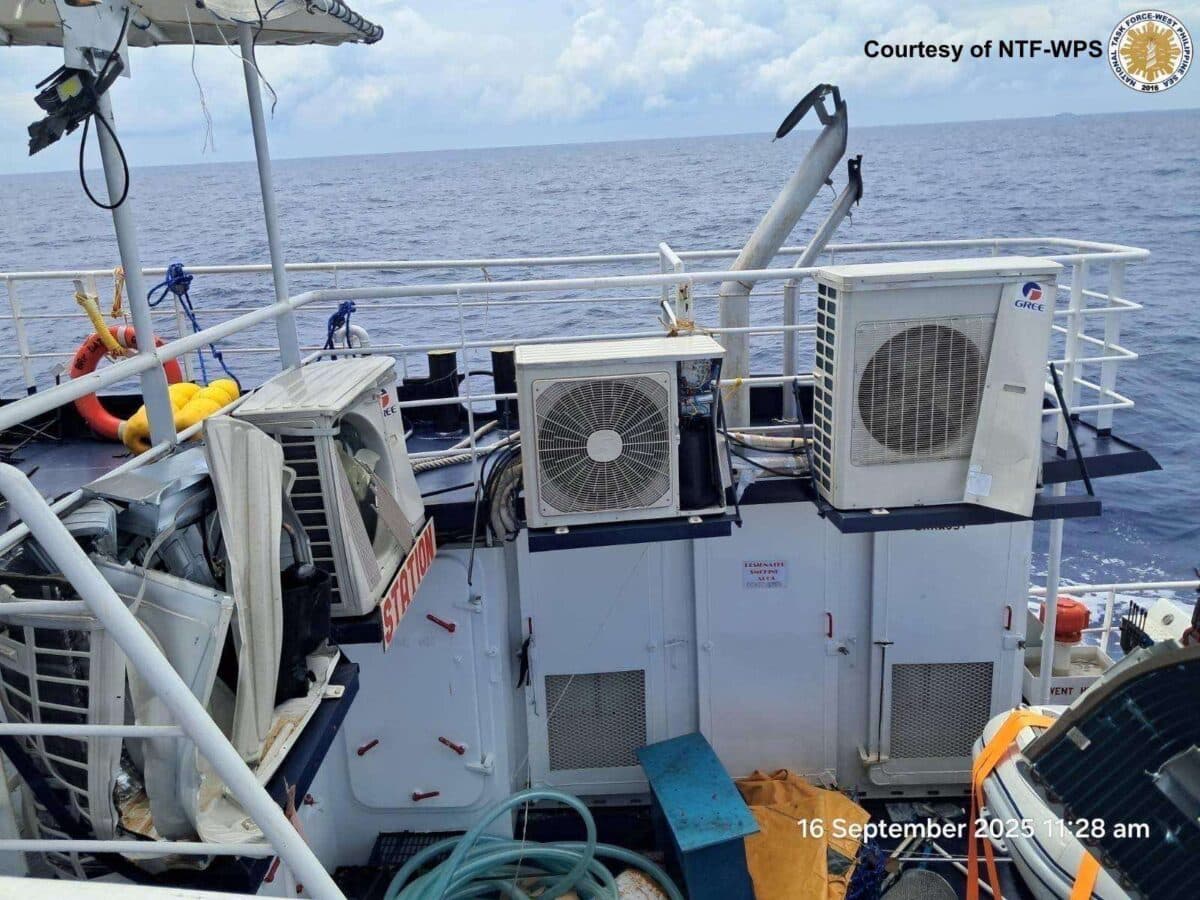 LOOK: PH ship damaged after China Coast Guard's water cannon attack