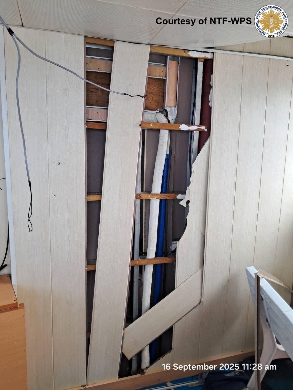 LOOK: PH ship damaged after China Coast Guard's water cannon attack