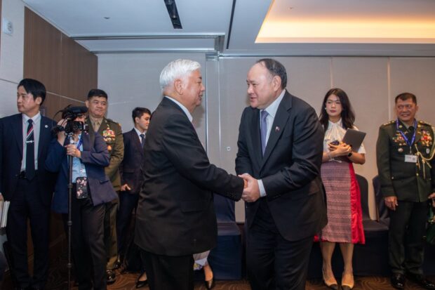 Defense Secretary Gilberto C. Teodoro Jr. and Japanese Defense Minister Nakatani Gen confirmed during a meeting on Tuesday on the sidelines of the Seoul Defense Dialogue that the Reciprocal Access Agreement (RAA) will take effect on Sept. 11.