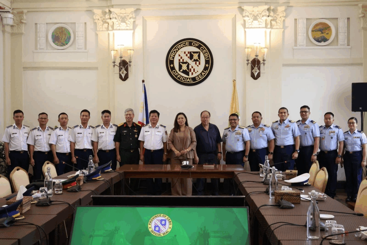 The Philippine Coast Guard (PCG) welcomed the Vietnam Coast Guard (VCG) ship CSB 8002 on Monday at the Port of Cebu, as part of the five-day visit aimed at boosting maritime cooperation between the two countries. (Photo courtesy of the Philippine Coast Guard)