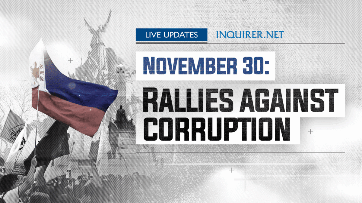 LIVE UPDATES: November 30 rallies against corruption