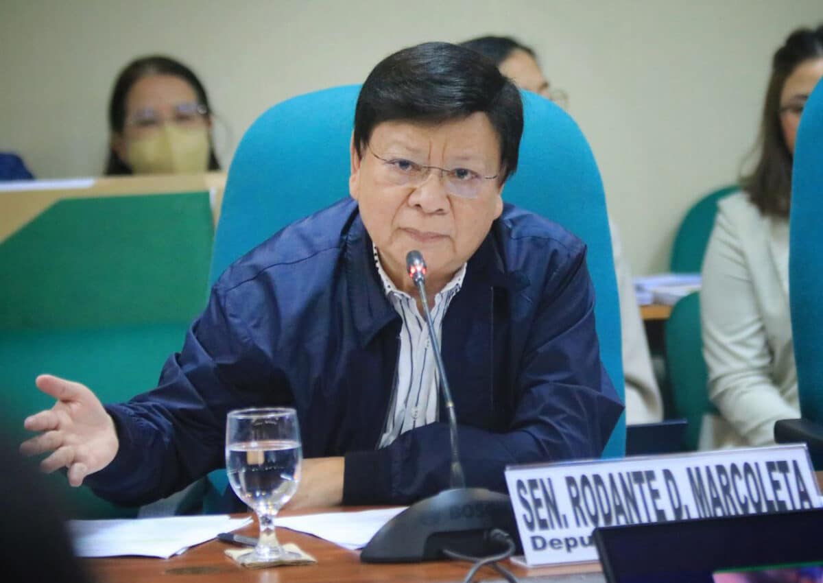 Sen. Rodante Marcoleta.