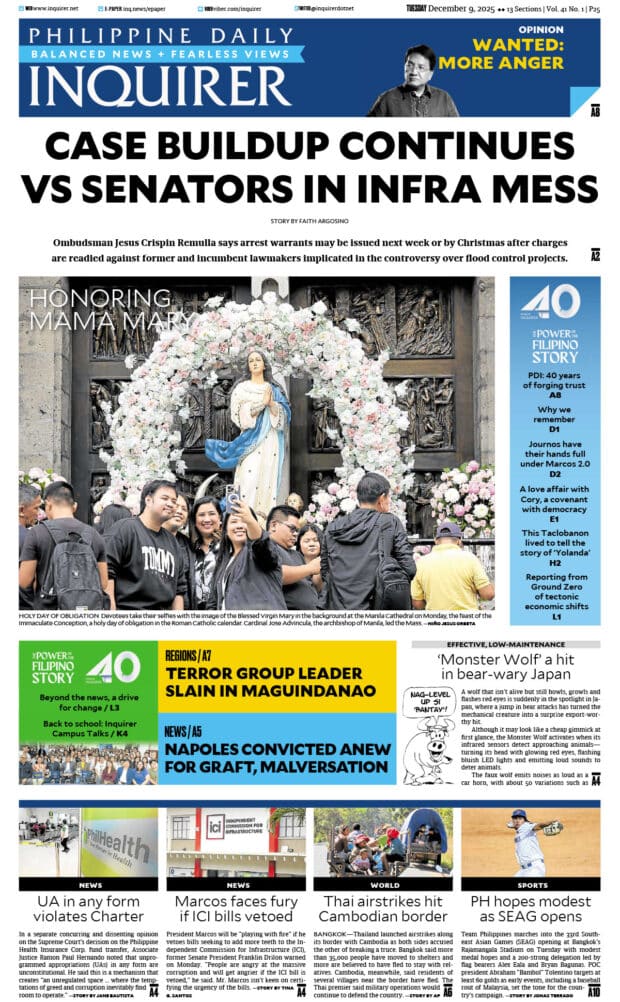 Today’s paper: December 9, 2025