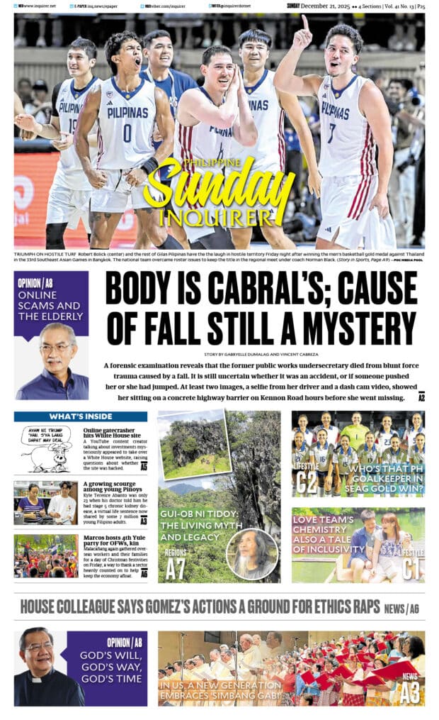 Today’s paper: December 21, 2025