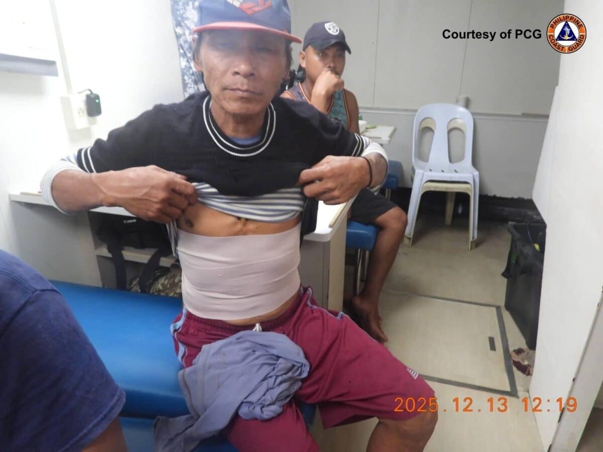 Three Filipino fishermen were injured and two boats damaged Friday after Chinese Coast Guard (CCG) and Chinese Maritime Militia vessels harassed about 20 fishing boats at Escoda Shoal in the West Philippine Sea, the Philippine Coast Guard (PCG) said.