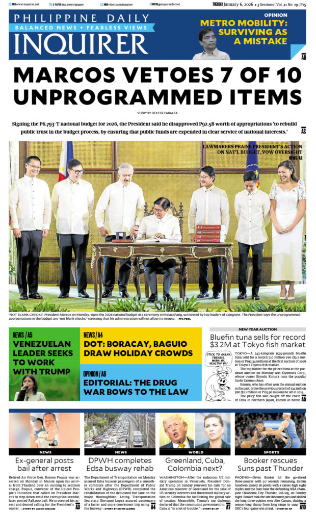 Today’s paper: January 6, 2026