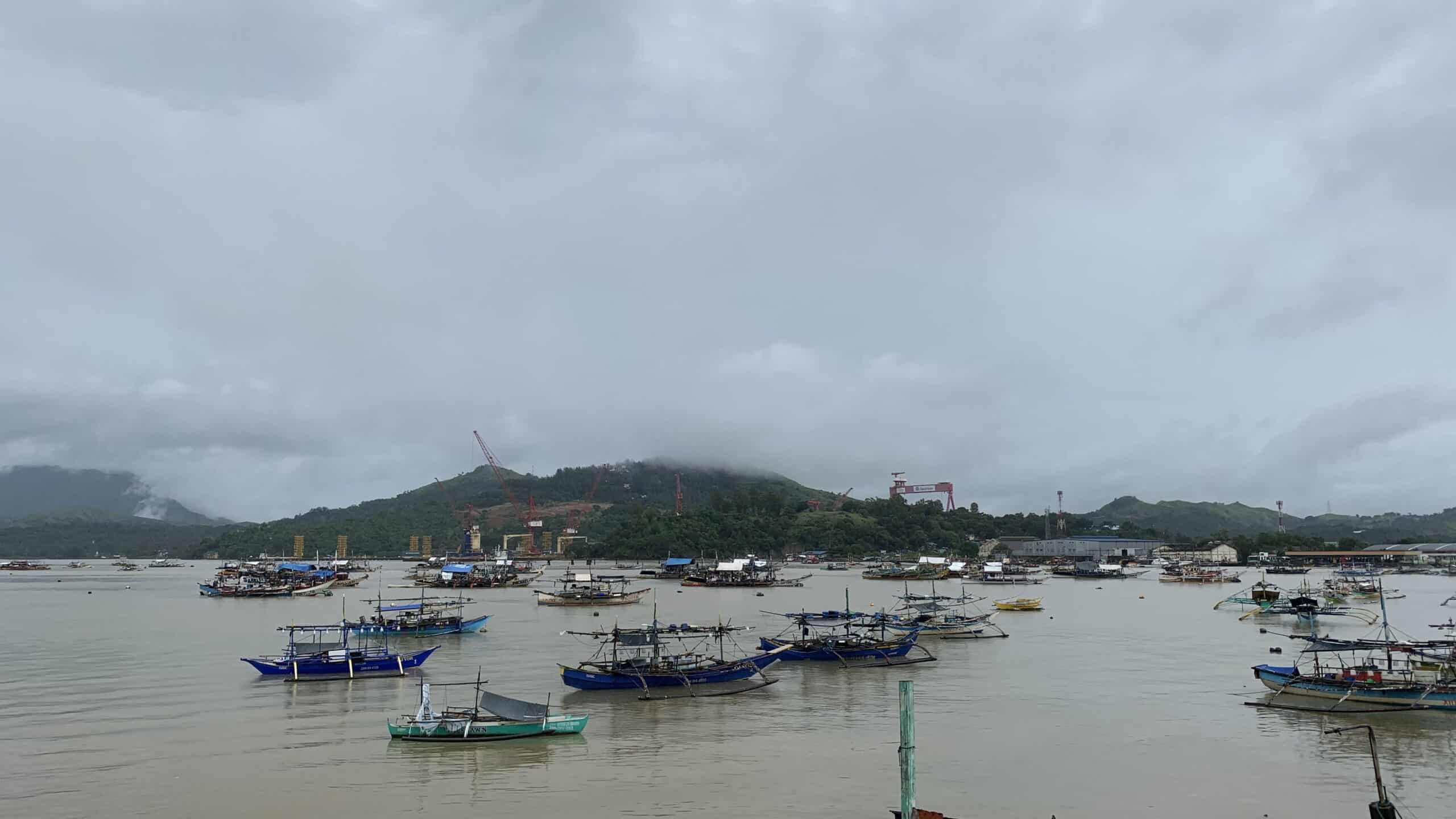 WAITING TO SAIL &ldquo;Mother&rdquo; boats designed for the high seas are idle at Barangay Calapandayan in Subic, Zambales, as local fishers wait for an opportunity to sail to Panatag (Scarborough) Shoalunimpeded by China Coast Guard and militia vessels.