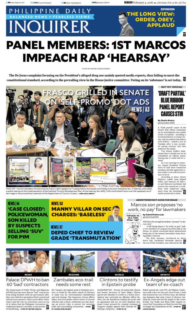 Today’s paper: February 4, 2026