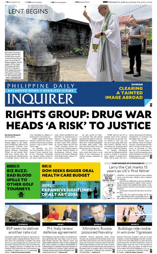 Today’s paper: February 16, 2026