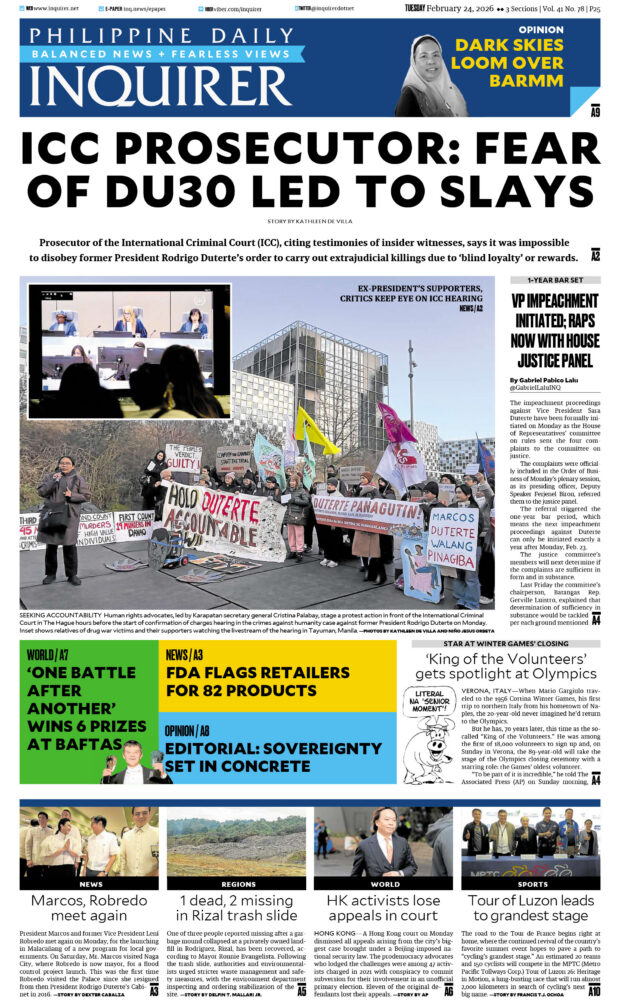 Today’s paper: February 24, 2026